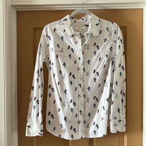 Ski button down shirt